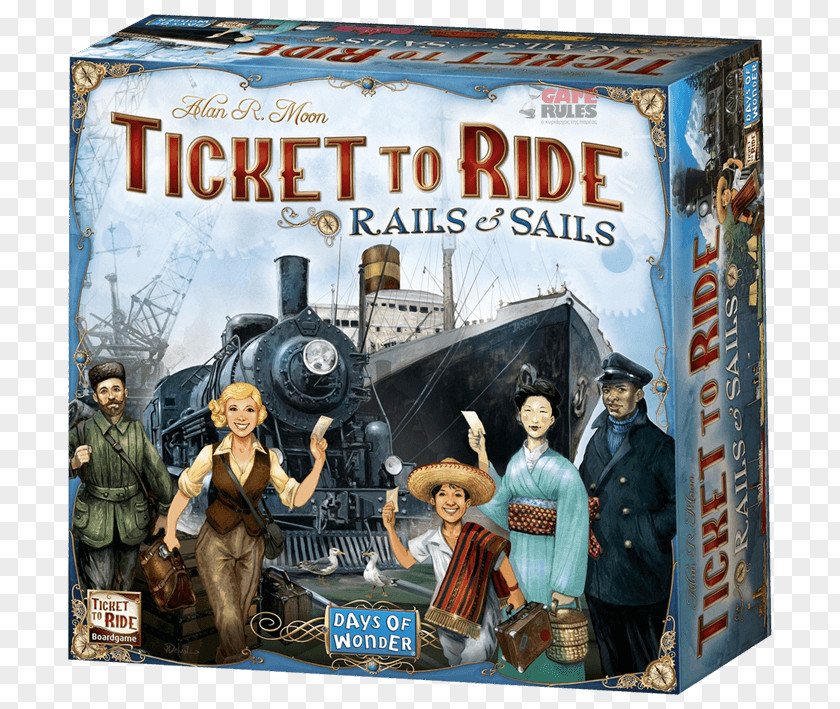 Sand Box Days Of Wonder Ticket To Ride Series Board Game PNG