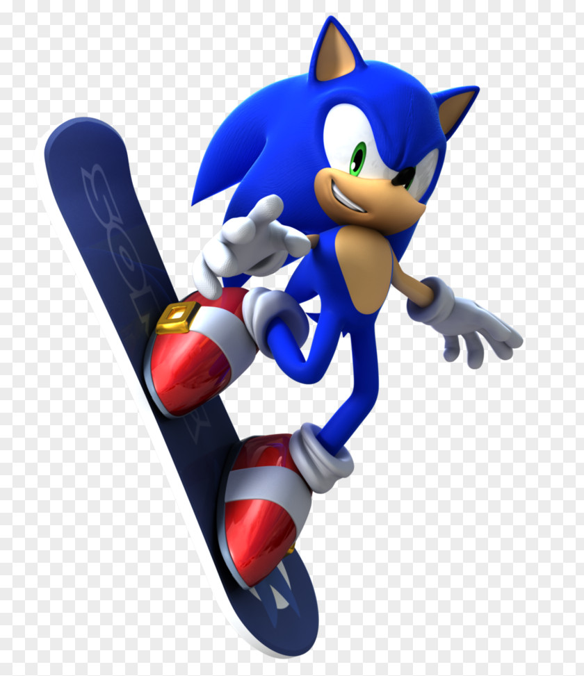 Snowboard Mario & Sonic At The Olympic Games Mania Forces Snowboarding 3D PNG