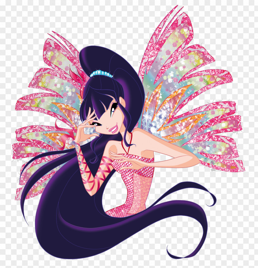 Winx Club Musa Tecna Bloom Flora Roxy PNG