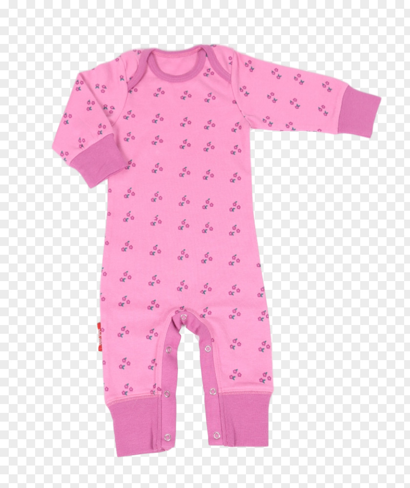 Babe Baby & Toddler One-Pieces Shoulder Pink M Sleeve Pajamas PNG