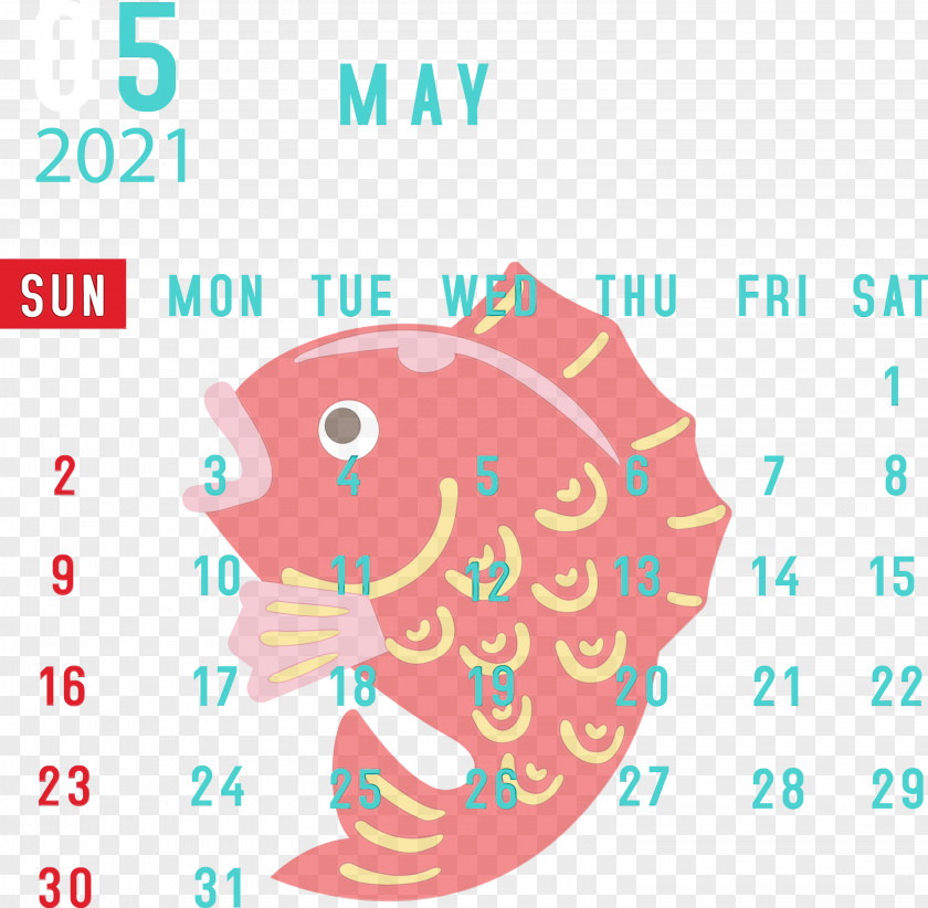 Calendar System Month 2021 May Idea PNG