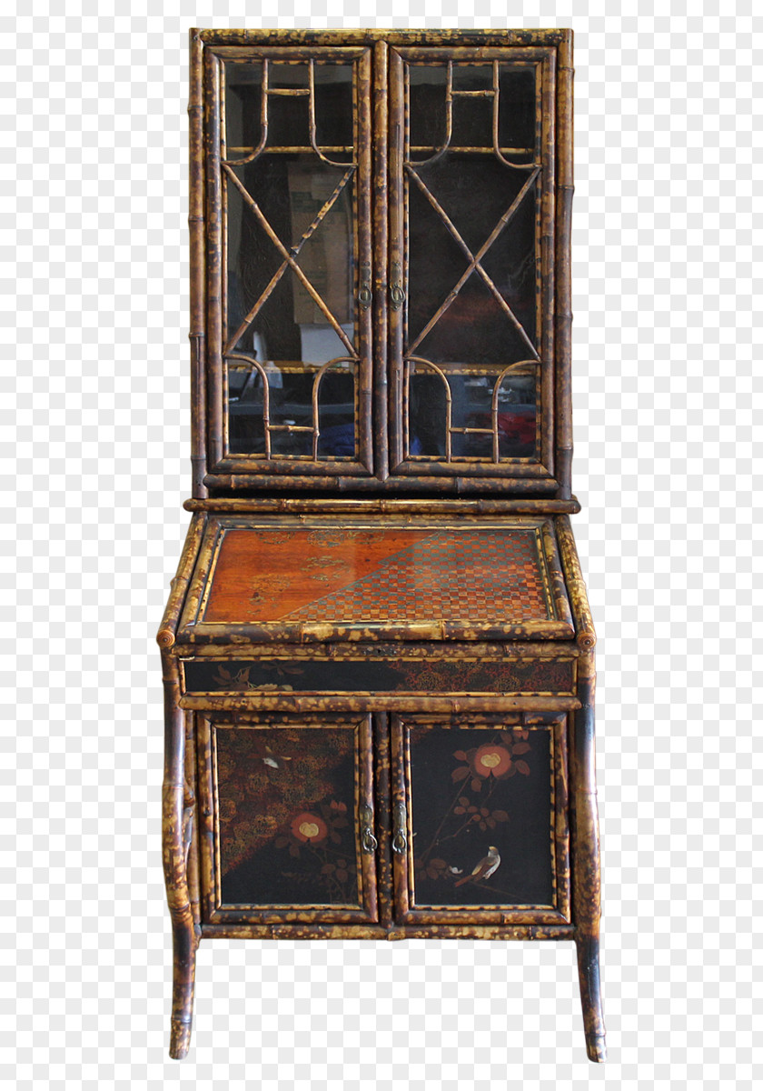 Hutch Bookcases Table Secretary Desk Furniture Antique PNG
