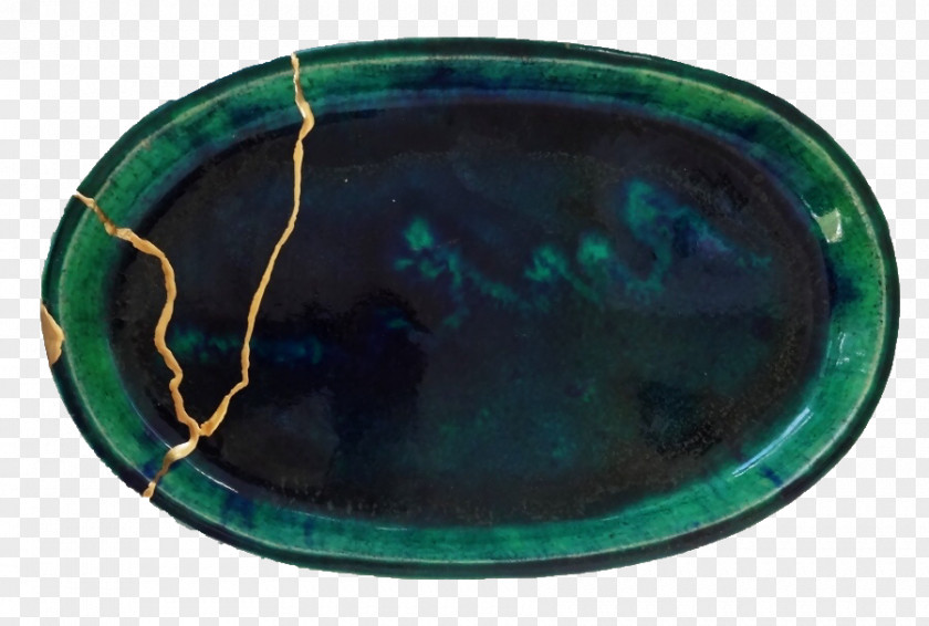 Kintsugi Platter Pottery Ceramic PNG