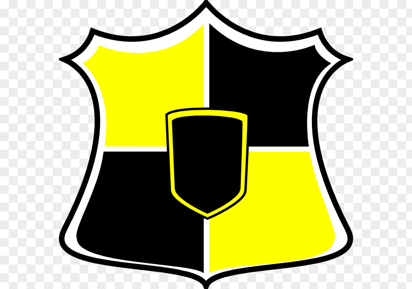 Black Shield Yellow Clip Art PNG