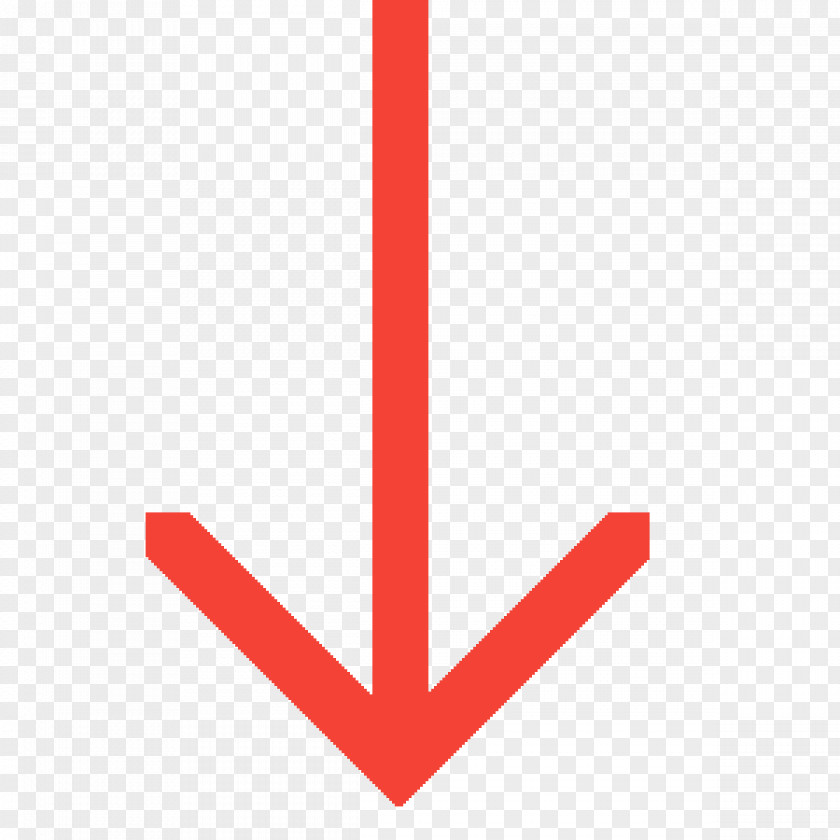 Down Arrow Logo Line Point Angle PNG
