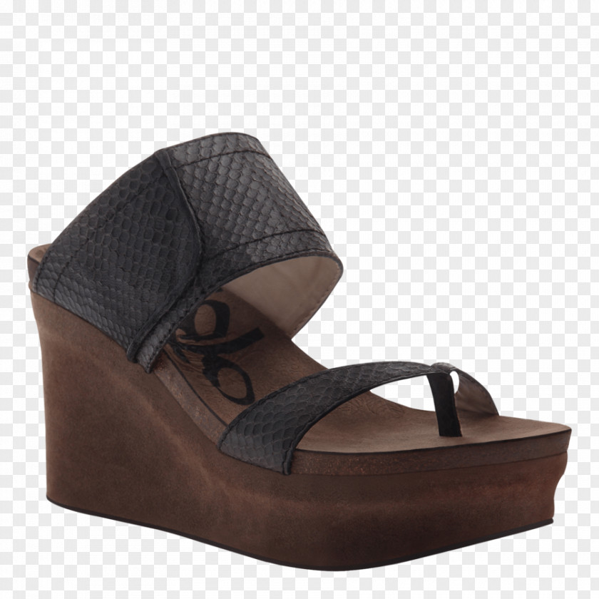 Platform Shoes Wedge Sandal Black Scale Shoe Suede PNG