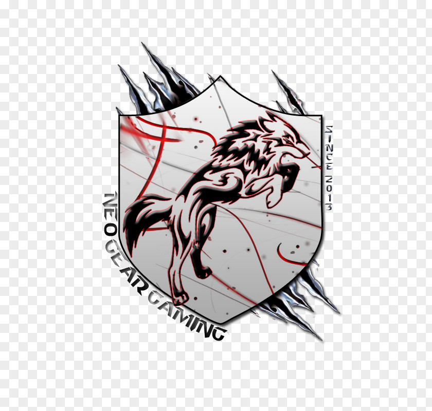 Design Carnivora Gray Wolf Logo PNG