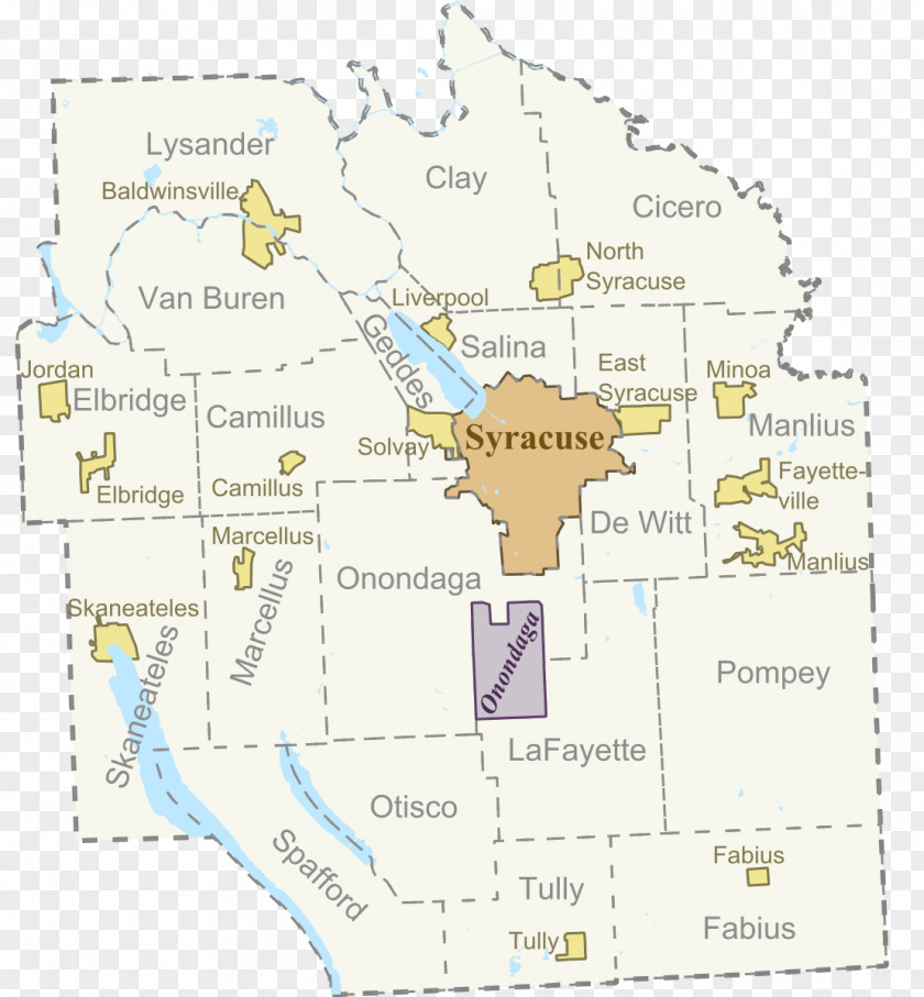 Map Tully Onondaga Otisco Manlius Fabius PNG