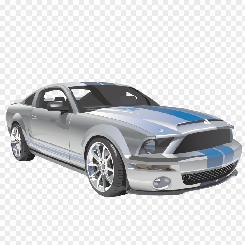 Mustang 2018 Ford Sports Car Vintage PNG