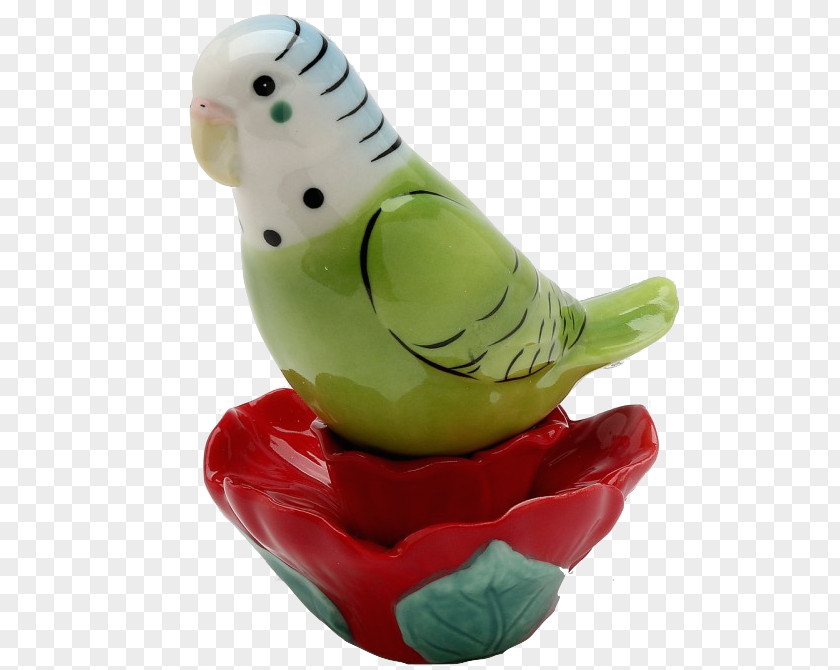 Pepper Smile 0 Seasoned Salt Ceramic Parakeet PNG