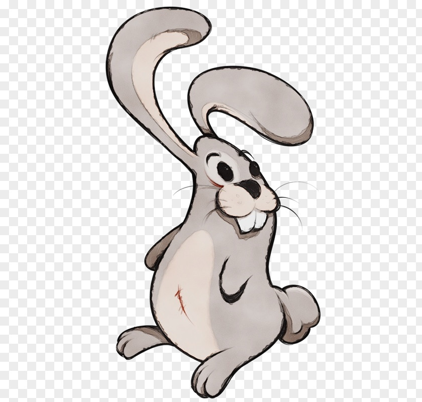 Cartoon Rabbit Rabbits And Hares Hare Snout PNG