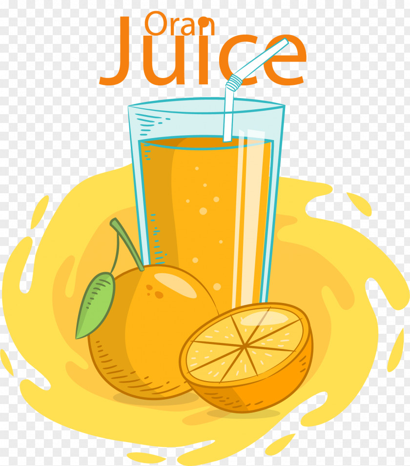 Grado Orange Juice Drink Vector Graphics PNG