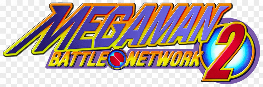 Mega Man Battle Network 2 Game Boy Advance Logo Brand Font PNG