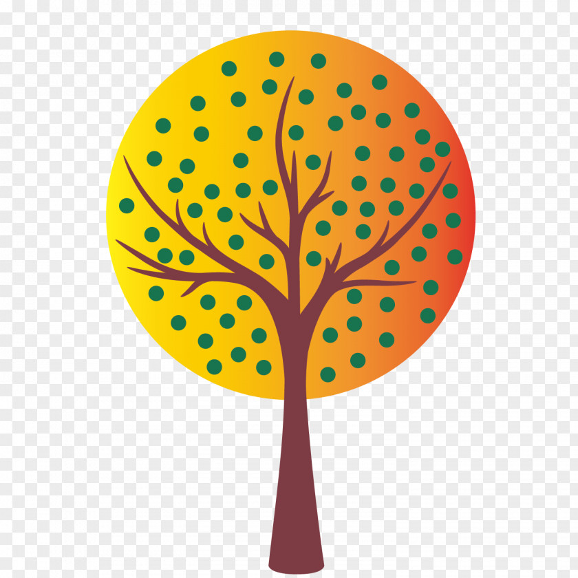 Orange Tree Smyrna Illustration PNG