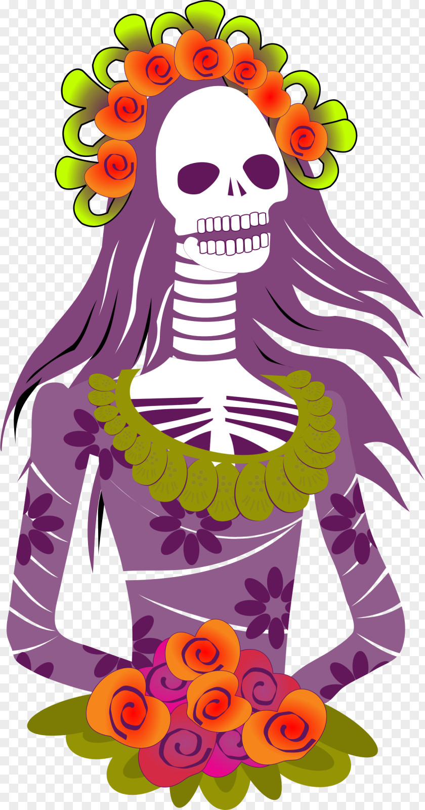 Calavera Day Of The Dead Death Clip Art PNG