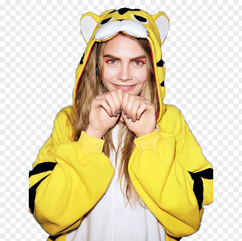 Cara Delevingne Model Onesie Fashion The Face Of An Angel PNG