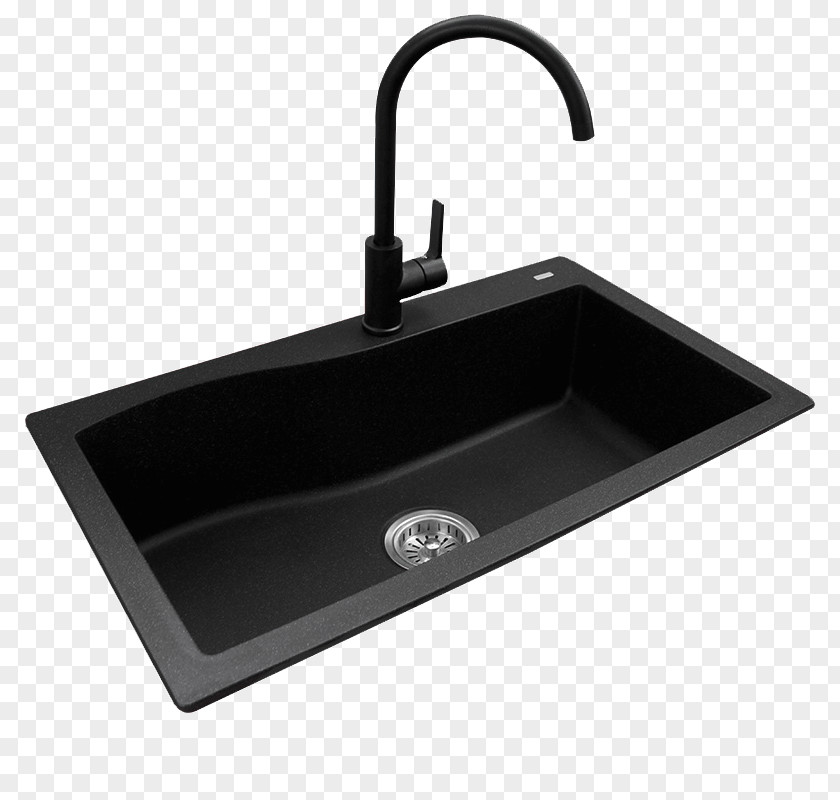 Large Kitchen Vegetables Basin Sink Single Dishwasher Granite PNG