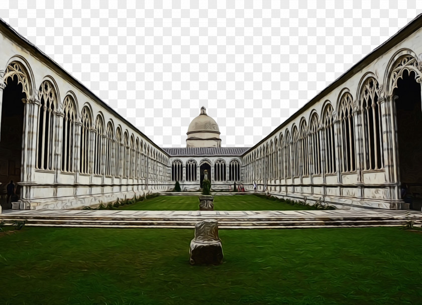 Leaning Tower Of Pisa Camposanto Cemetery Tourist Attraction PNG