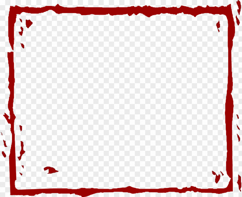 Red Line Border PNG