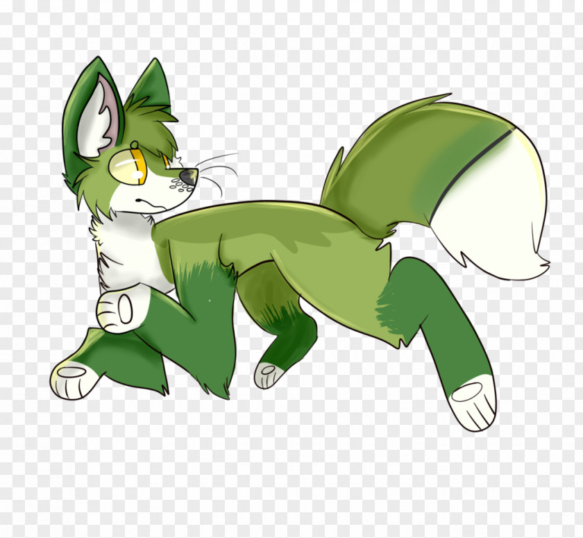 Cat Red Fox Green DeviantArt PNG