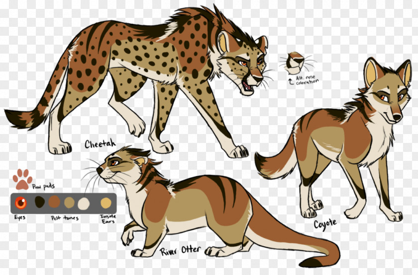 Cheetah Cat Lion DeviantArt Drawing PNG
