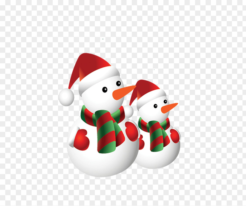 Christmas Snowman Card PNG