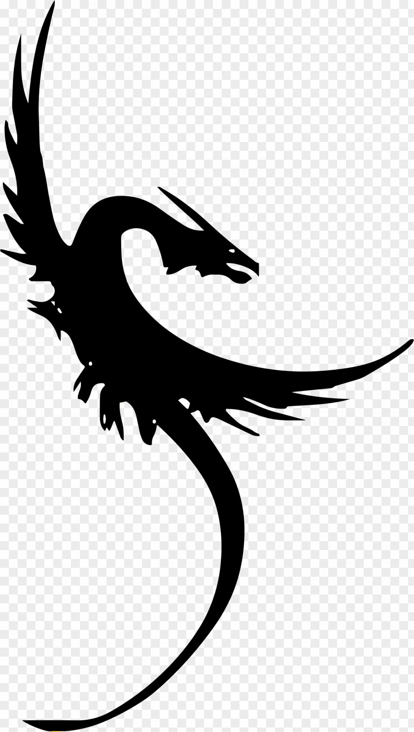 Dragon Silhouette Cliparts Chinese Clip Art PNG