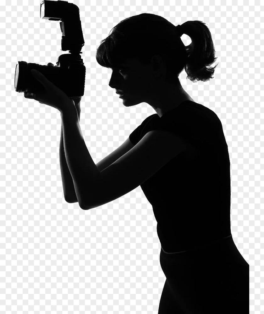Female Photographer Silhouette Stock Photography Royalty-free PNG