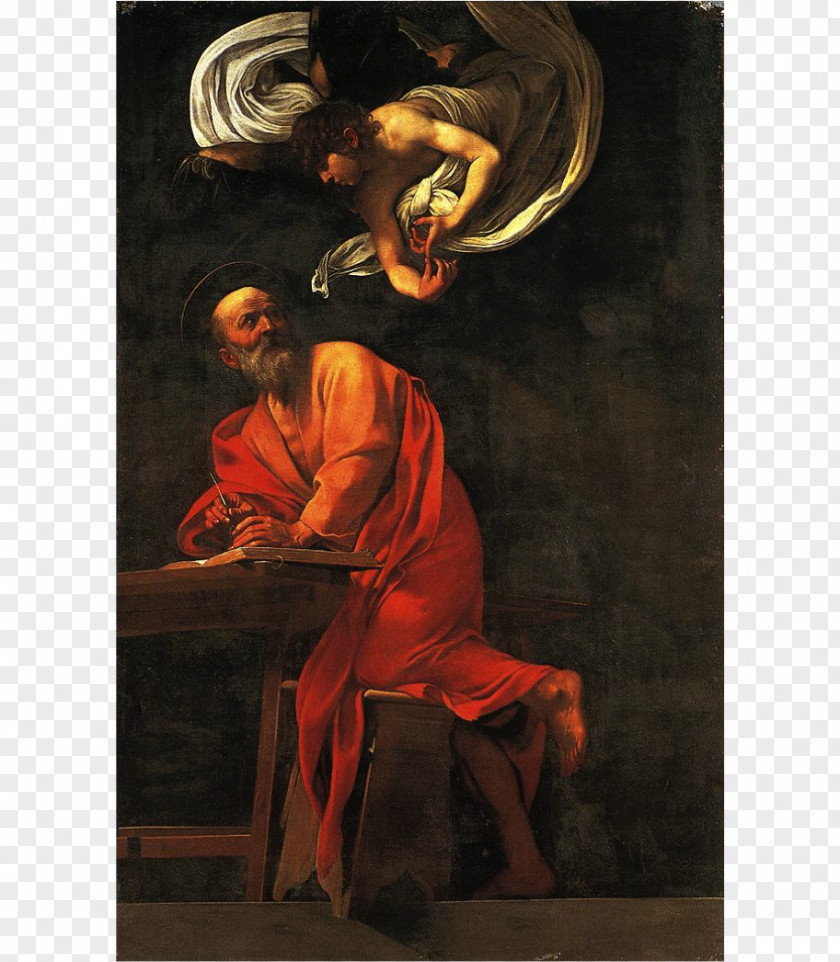 Painting San Luigi Dei Francesi The Calling Of St Matthew Contarelli Chapel Inspiration Saint Martyrdom PNG