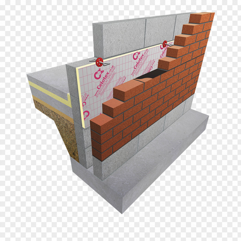 Terraces Polyisocyanurate Cavity Wall Insulation Building Tie PNG