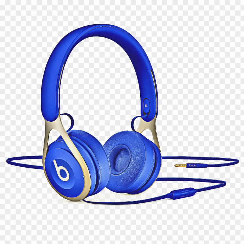 Electric Blue Electronic Device Headphones Cartoon PNG