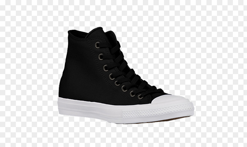Nike Velcro Walking Shoes For Women Chuck Taylor All-Stars Sports Converse CT II Hi Black/ White High-top PNG