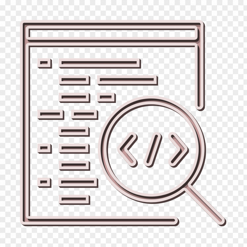 Programming Icon Magnifier Coding Data Development PNG