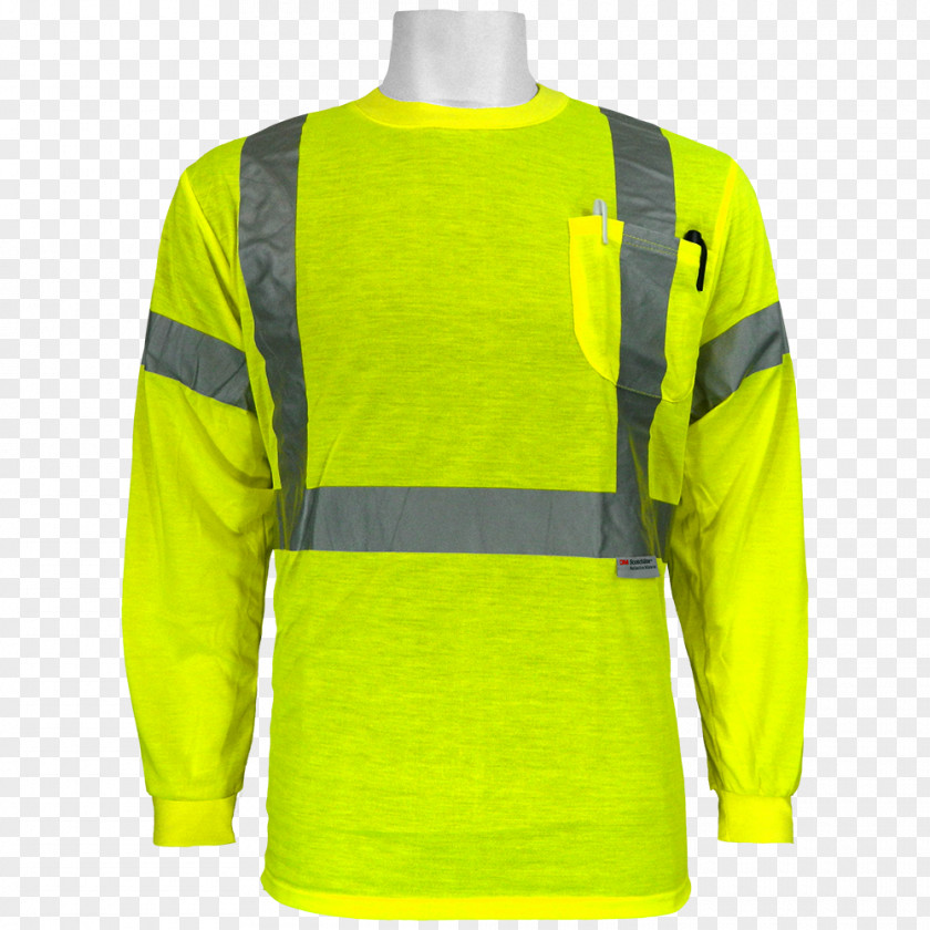 Safety Vest Long-sleeved T-shirt Bluza Jacket PNG