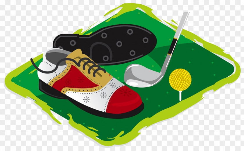 A Pair Of Golf Shoes Illustrations Ball Club Drawing Clip Art PNG