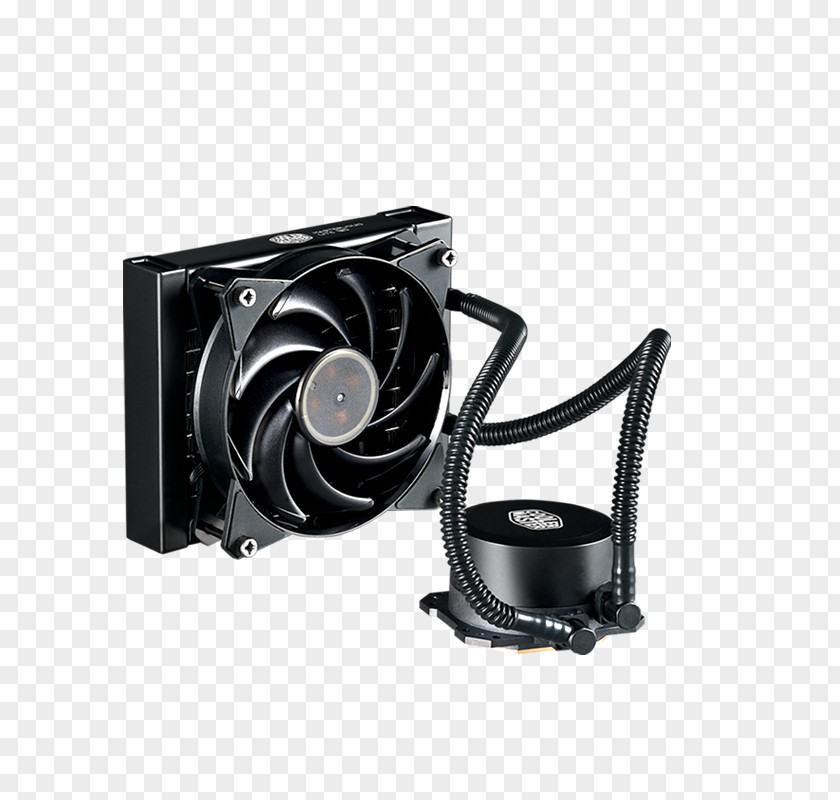 Install The Master Computer System Cooling Parts Cooler MasterLiquid Lite 120 Liquid Water Rgb Processor PNG