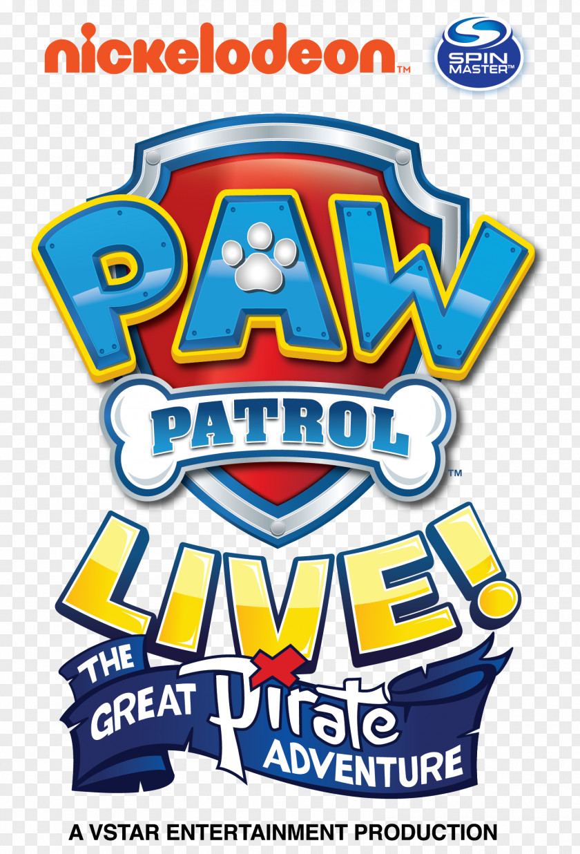 Vstar Entertainment Group Paw Patrol Live 2018 Nickelodeon Adventure Spin Master PNG