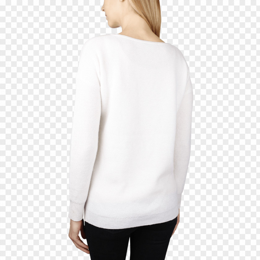 Women Luxury Long-sleeved T-shirt Shoulder Sweater PNG
