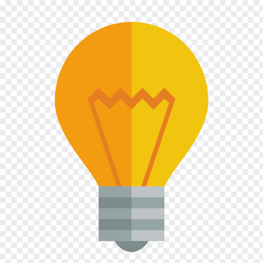 Light Bulb Yellow Hot Air Balloon Orange PNG