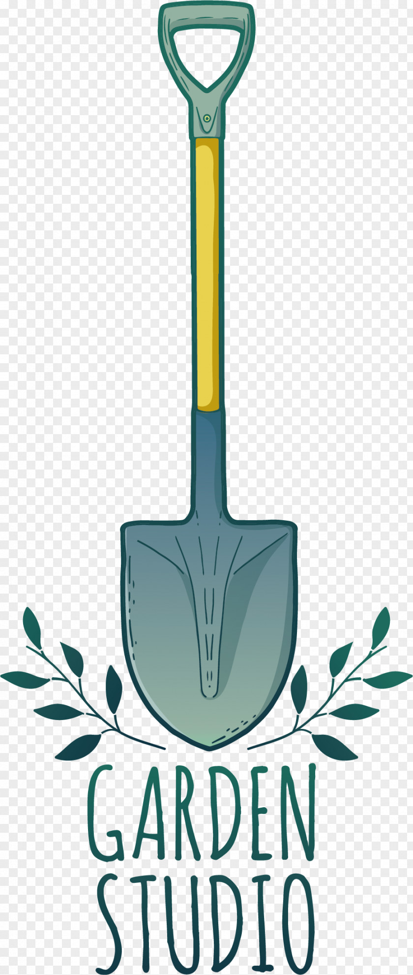 Shovel Vector Logo Agriculture PNG