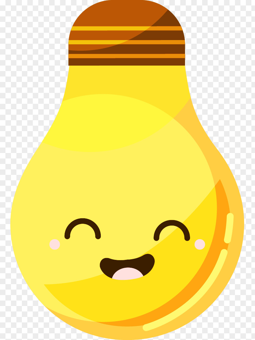 Bulb Smiley Emoticon Clip Art PNG