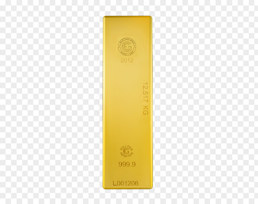 Gold Bar Image Perfume Yellow PNG