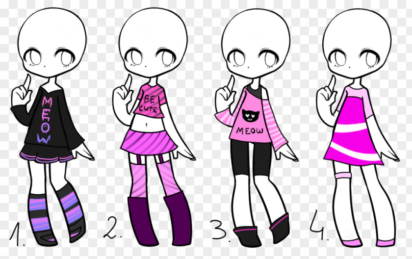 Pastel Goth Clothing Uniform Clip Art PNG