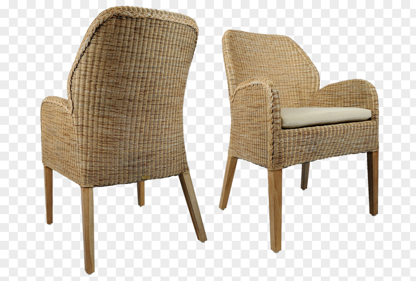 Chair Lloyd Loom Table Furniture Wicker PNG
