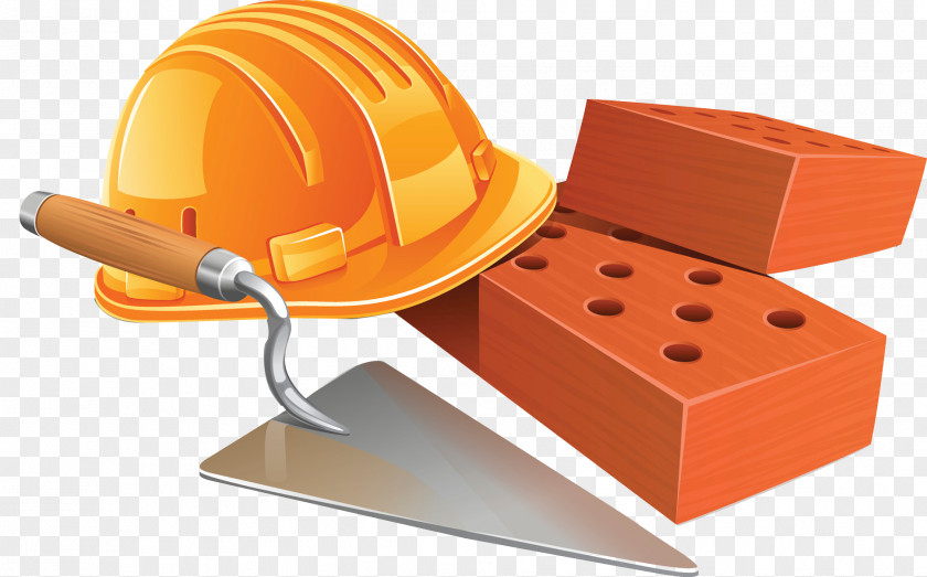 Construction Industry Tools Bricklayer Architectural Engineering Trowel Building Illustration PNG