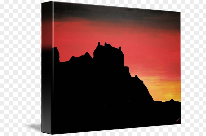 Edinburgh Castle Stock Photography Silhouette Picture Frames Rectangle PNG