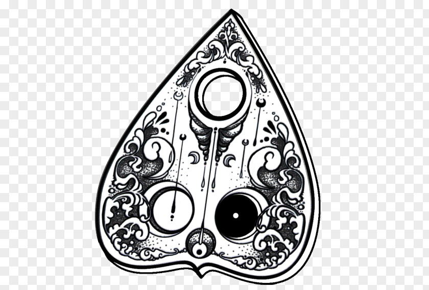 Ouija Tattoo Planchette Henna Mehndi PNG