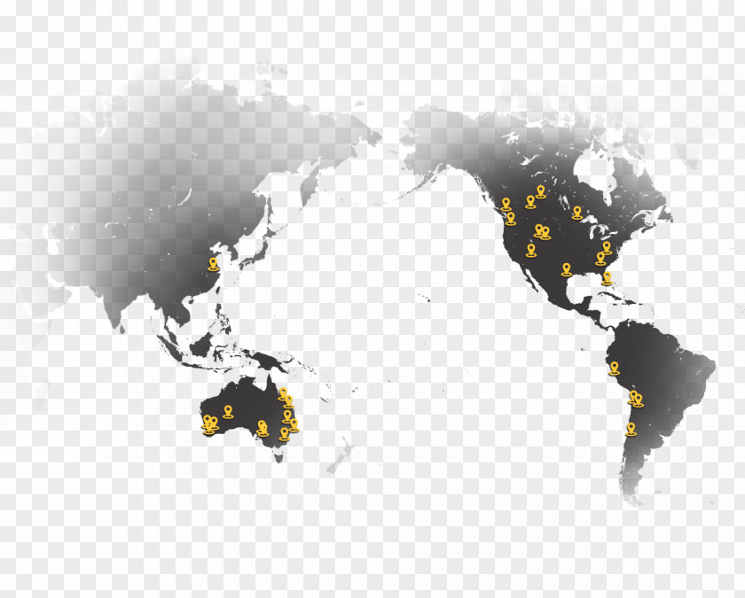 World Map Second War Projection PNG