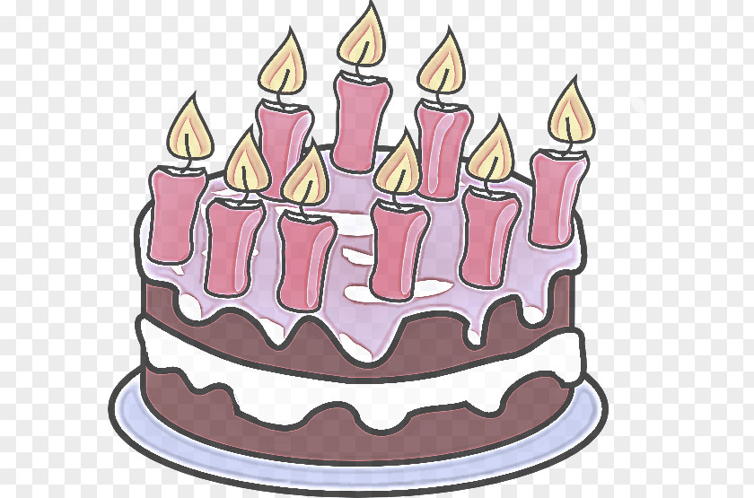 Cake Decorating Birthday Candle PNG