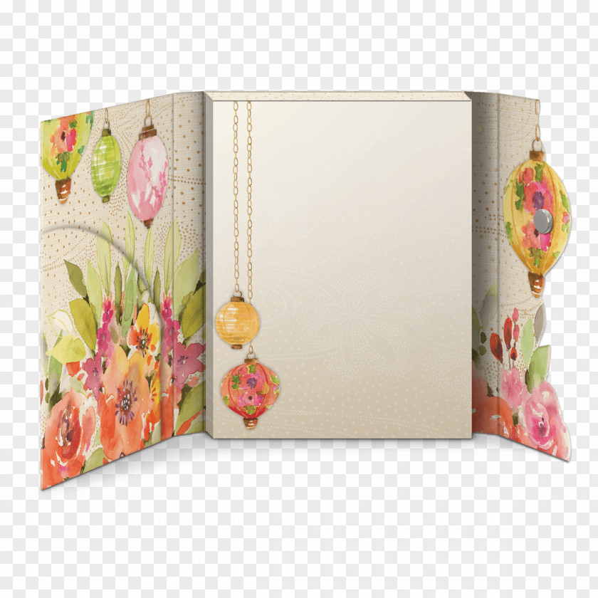 Design Paper Picture Frames Floral Rectangle PNG